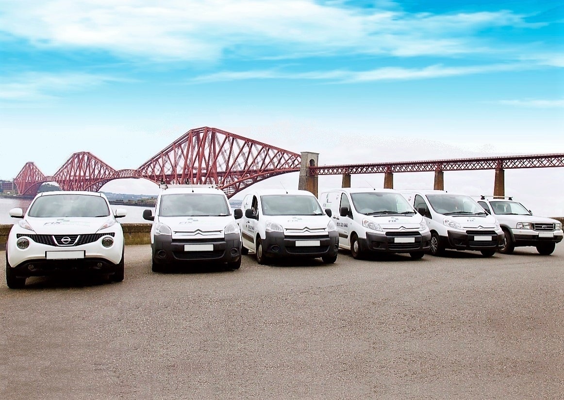 Our fleet of services vehicles
